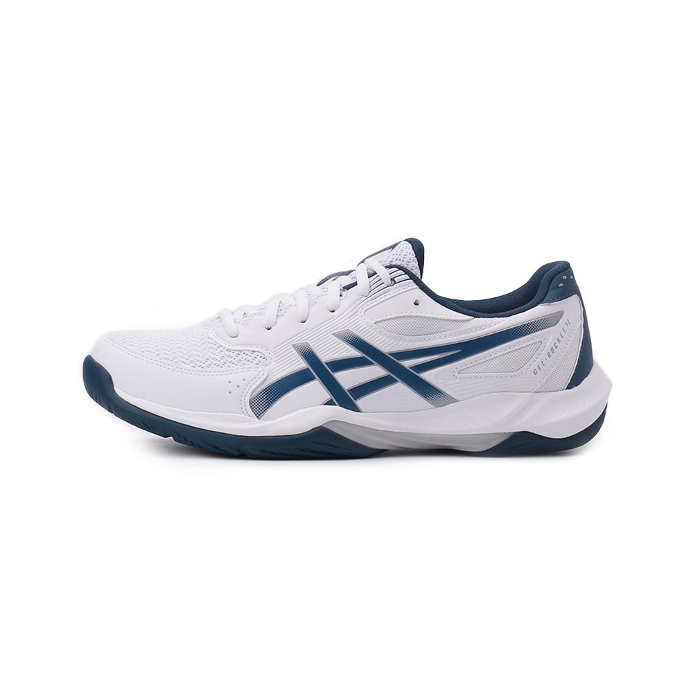 ASICS GEL-ROCKET 12 運動排球鞋 白藍 1071A116-100 男鞋