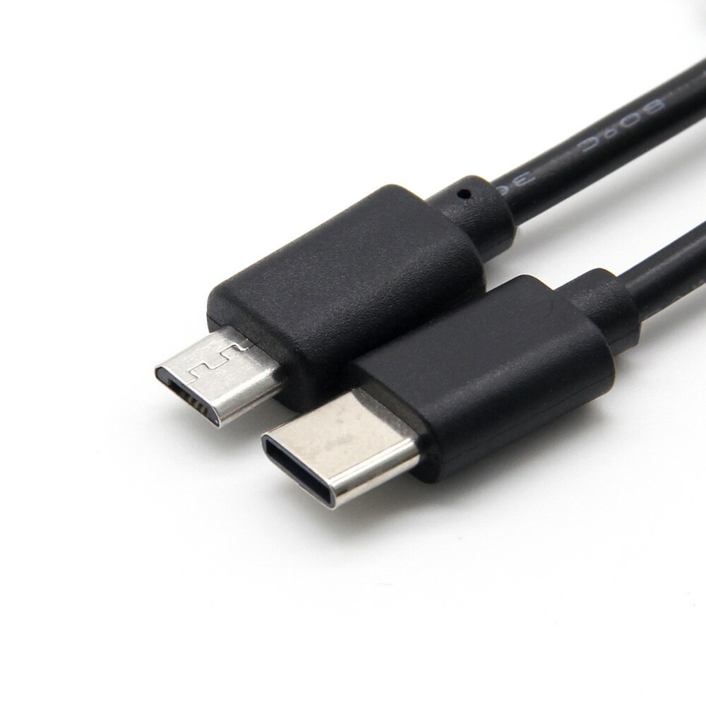 USB3.1線micro usb 5p to USB 3.1 type c資料線C轉V8手機充電線