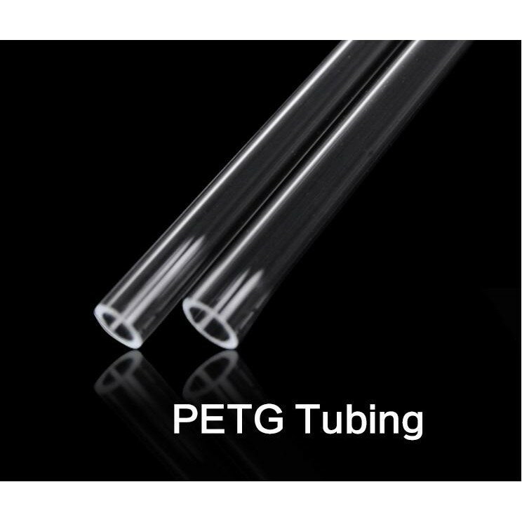 水冷用硬管  PETG外徑14MM硬管4色 容易熱彎裁切  透明/淺藍/螢光紅/螢光綠- 長度45cm 1