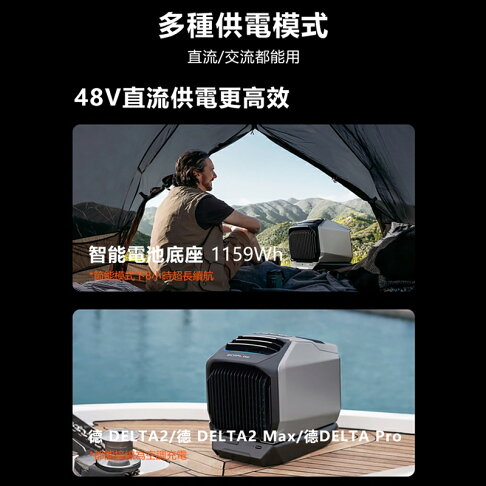 【預購】EcoFlow正浩 嵐WAVE2智能戶外移動冷暖氣空調 EFKT210 含電池套裝組【APP享6%回饋】 3