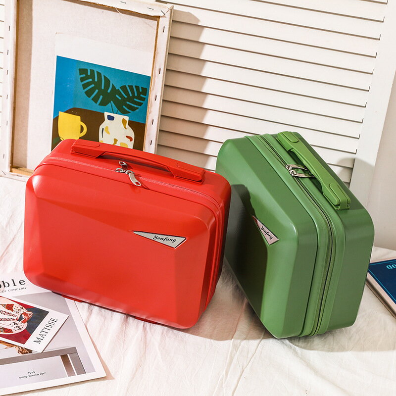 楓林宜居 行李箱可愛日系手提箱少女14寸化妝箱小型輕便迷你收納包旅行箱子