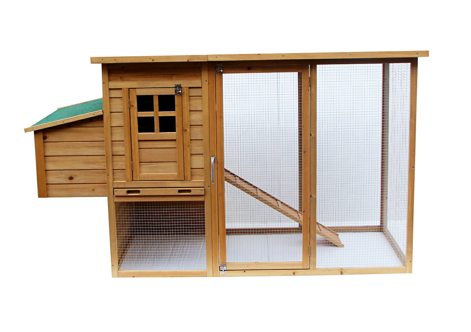 mcombo Lovupet 72 Deluxe Wooden Chicken Coop Backyard 