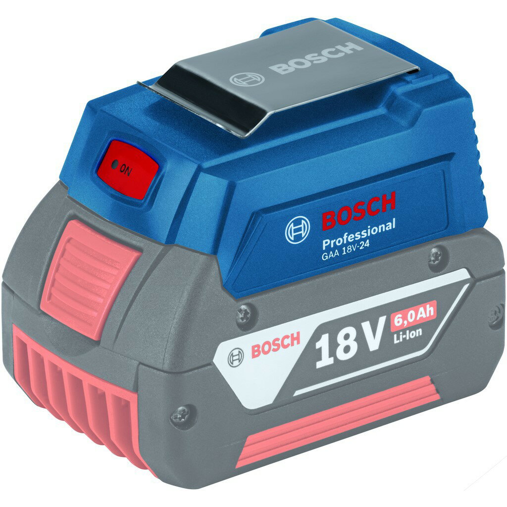 博世 GAA 18V-24 行動電源轉換器 18V電池專用 14.4V也可用 - 原廠公司貨