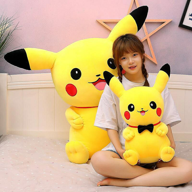 可愛皮卡丘公仔毛絨玩具布娃娃玩偶公司活動年會禮品生日禮物送女 玩偶/生日/情人/聖誕禮物/毛絨娃娃/抱枕娃娃
