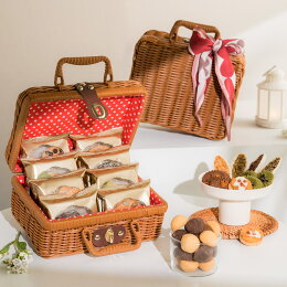 手提野餐提籃手工餅乾