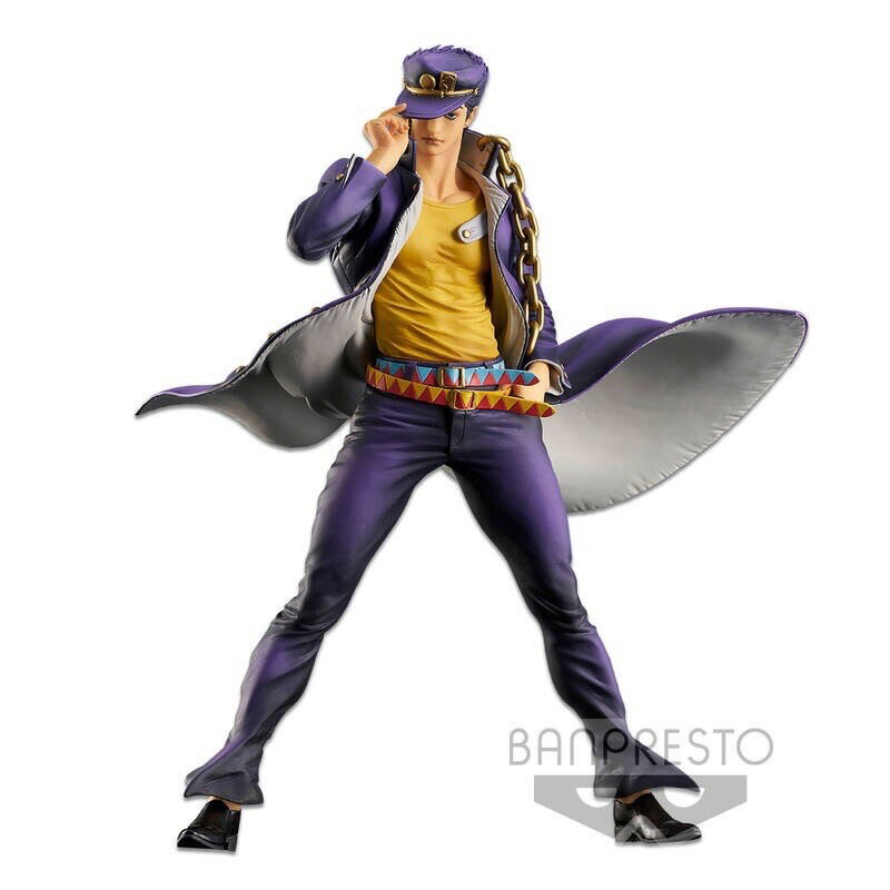 JOJO的奇妙冒險 JOJO冒險野郎 SMSP 空條承太郎 空條承太郎 紫衣 海外限定 高約28公分