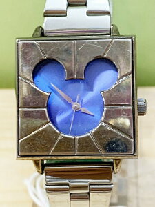 【震撼精品百貨】米奇/米妮 Micky Mouse 日本迪士尼米奇方形鐵錶/手錶-藍#21400 震撼日式精品百貨