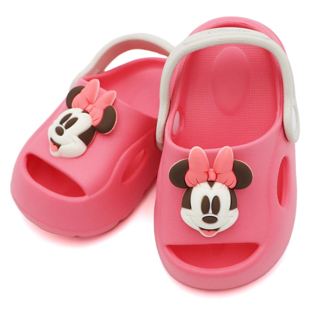 【迪士尼涼拖鞋 賣場領卷只要549】DISNEY MICKEY AND FRIENDS 台灣限定 涼拖鞋 小中童 米妮 粉 R9202(123025)