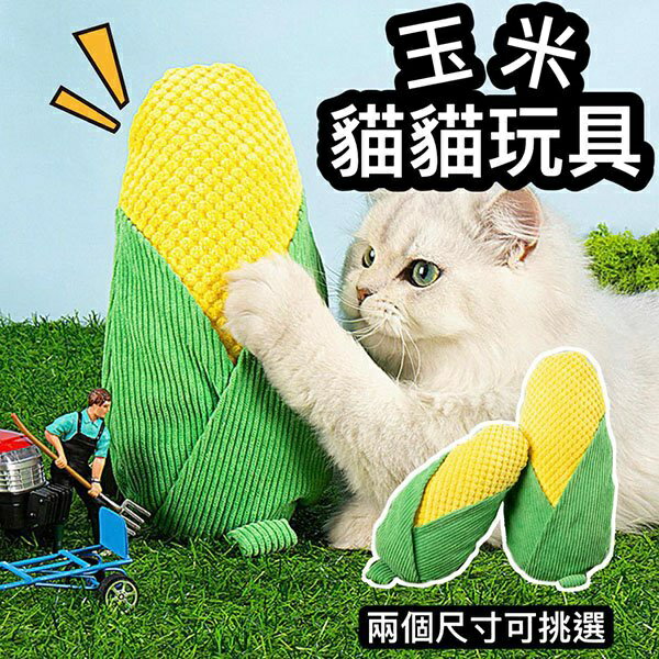 『臺灣x現貨秒出』玉米造型貓貓潔牙玩具 貓咪玩具 貓玩具 寵物玩具 貓咪潔牙