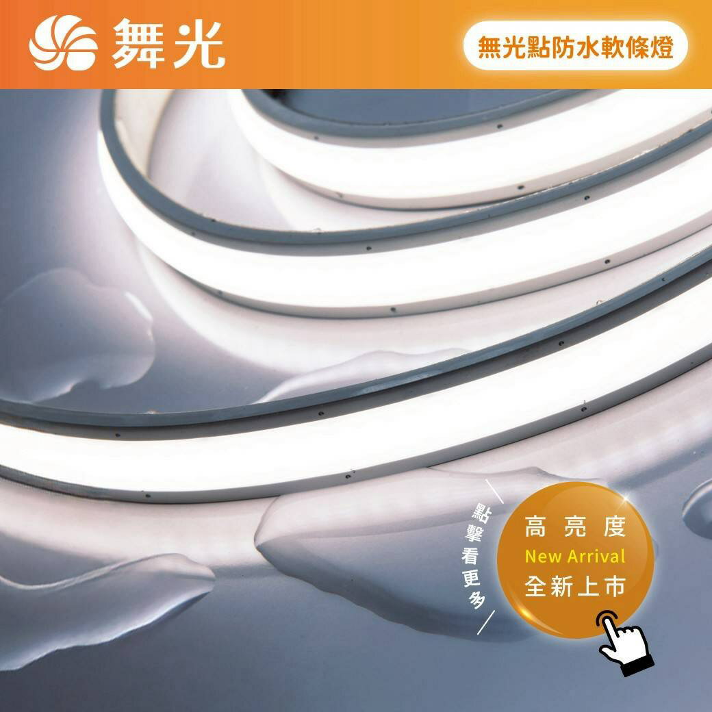 原廠授權經銷商 舞光 LED 無光點防水軟條燈 DC24V 高亮度 無光班 IP66 低壓戶外 RA90 防塵防水5米ㄧ捆