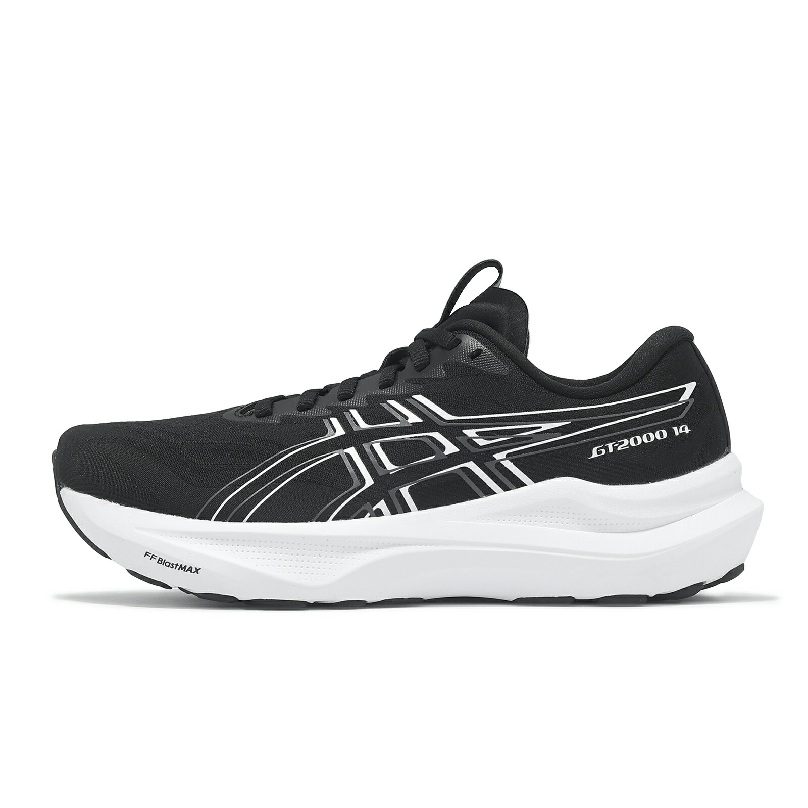 Asics 亞瑟士 慢跑鞋 GT-2000 14 2E 超寬楦 女鞋 黑 白 支撐 回彈 運動鞋 亞瑟士
