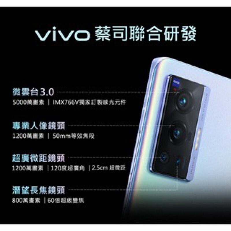 強強滾p-保固半年【全新VIVO X70 PRO 12+256G】（5G通訊、6.56 吋 