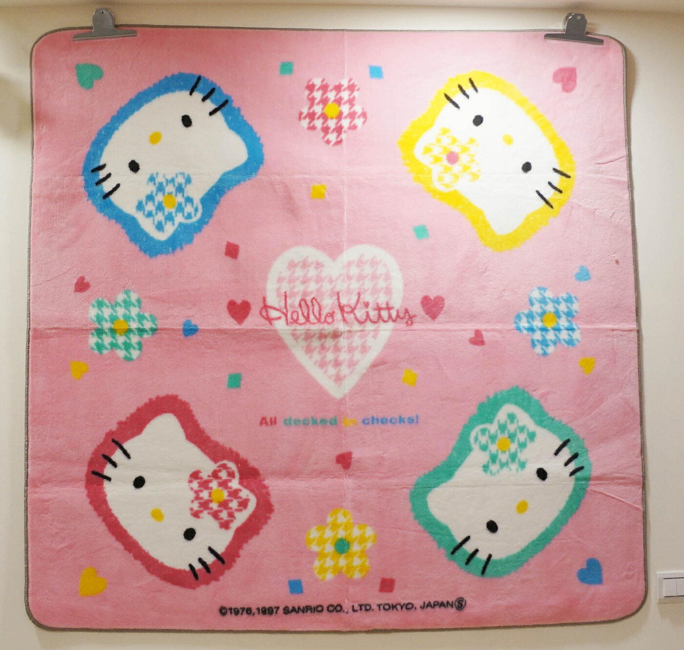【震撼精品百貨】Hello Kitty 凱蒂貓 傢俱-大地墊-1997年【共1款】 震撼日式精品百貨