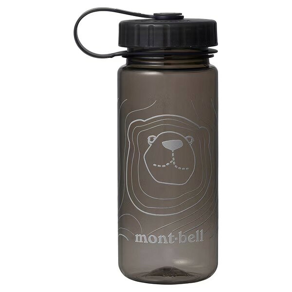 ├登山樂┤日本 mont-bell Print Clear Bottle 0.5L #3 水瓶灰 # 1134225GY