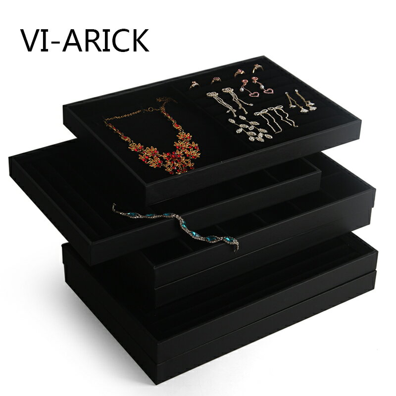 VI-ARICK首飾展示盤戒指手鐲耳環珠寶箱展示道具地攤擺攤首飾托盤