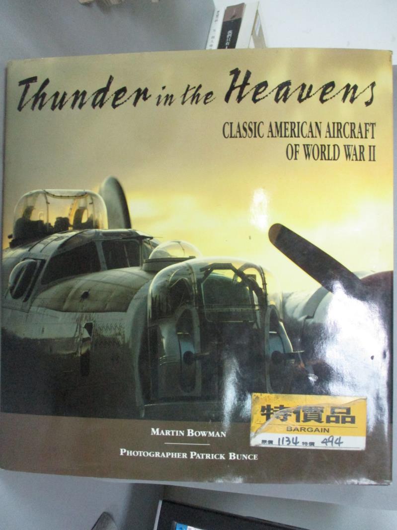 【書寶二手書T8／收藏_YBO】Thunder in the Heavens: Classic American Air