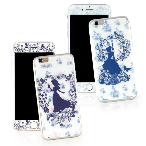【Disney 】iPhone 6 plus 強化玻璃彩繪保護貼-公主 0
