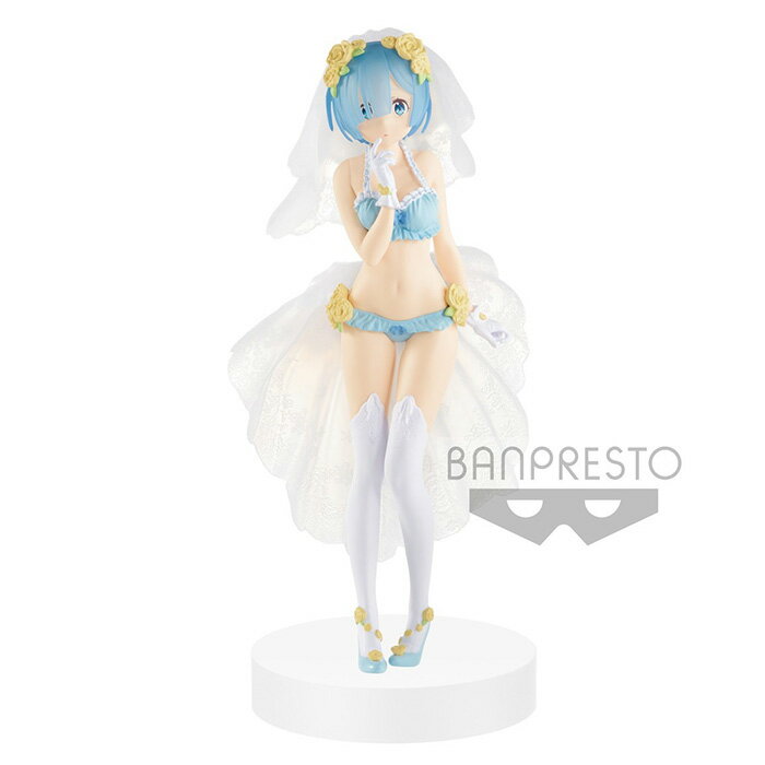 BANPRESTO 景品公仔 EXQ Re:從零開始的異世界生活 雷姆 B款 婚紗 特別色 代理版 【鯊玩具Toy Shark】