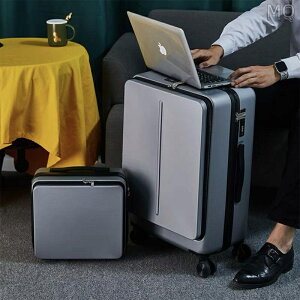 全新 2022新款 行李箱 商務 前置開口 電腦 登機箱 24吋 20吋行李箱 密碼鎖 旅行箱 拉桿箱