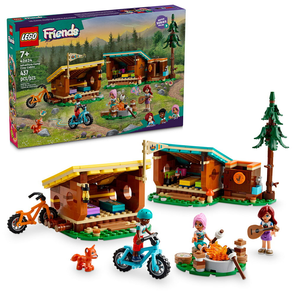樂高LEGO 42624 Friends 姊妹淘系列 冒險營溫馨小屋