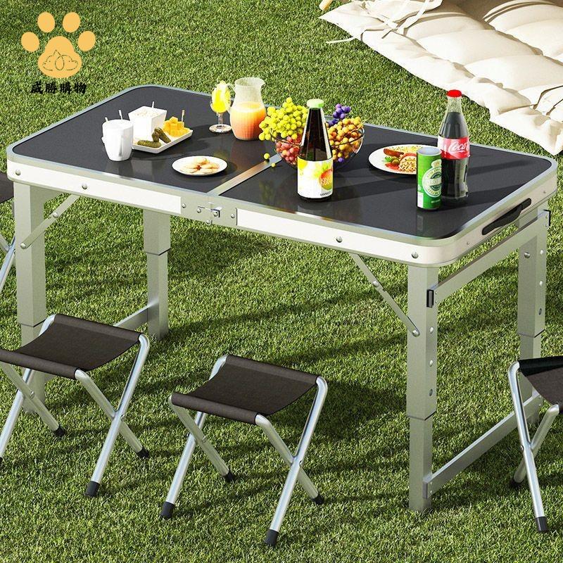 戶外露營用品，露營桌推薦到免運 E0級鋁合金 便攜桌戶外野餐露營桌椅簡約設計整裝設計【WS10201】