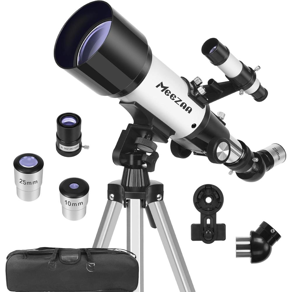 【日本代購】MEEZAA 兒童 天文望遠鏡 口徑70毫米焦距400毫米