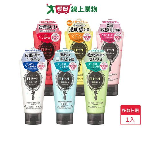 ROSETTE礦物潔顏洗顏乳120g(多款任選)【愛買】
