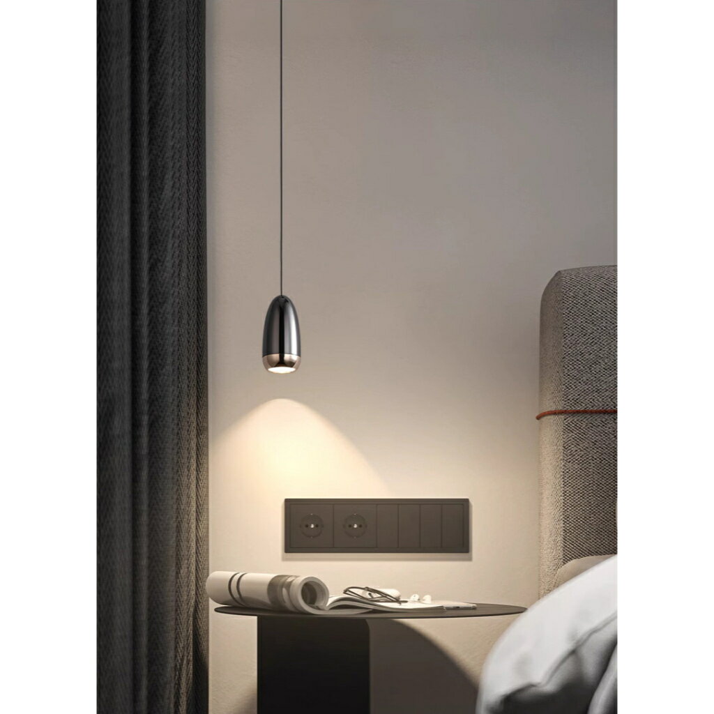 Bullet 子彈頭自由升降吊燈 吊線燈 小吊燈 單頭吊燈 7W LED 110-220V 2