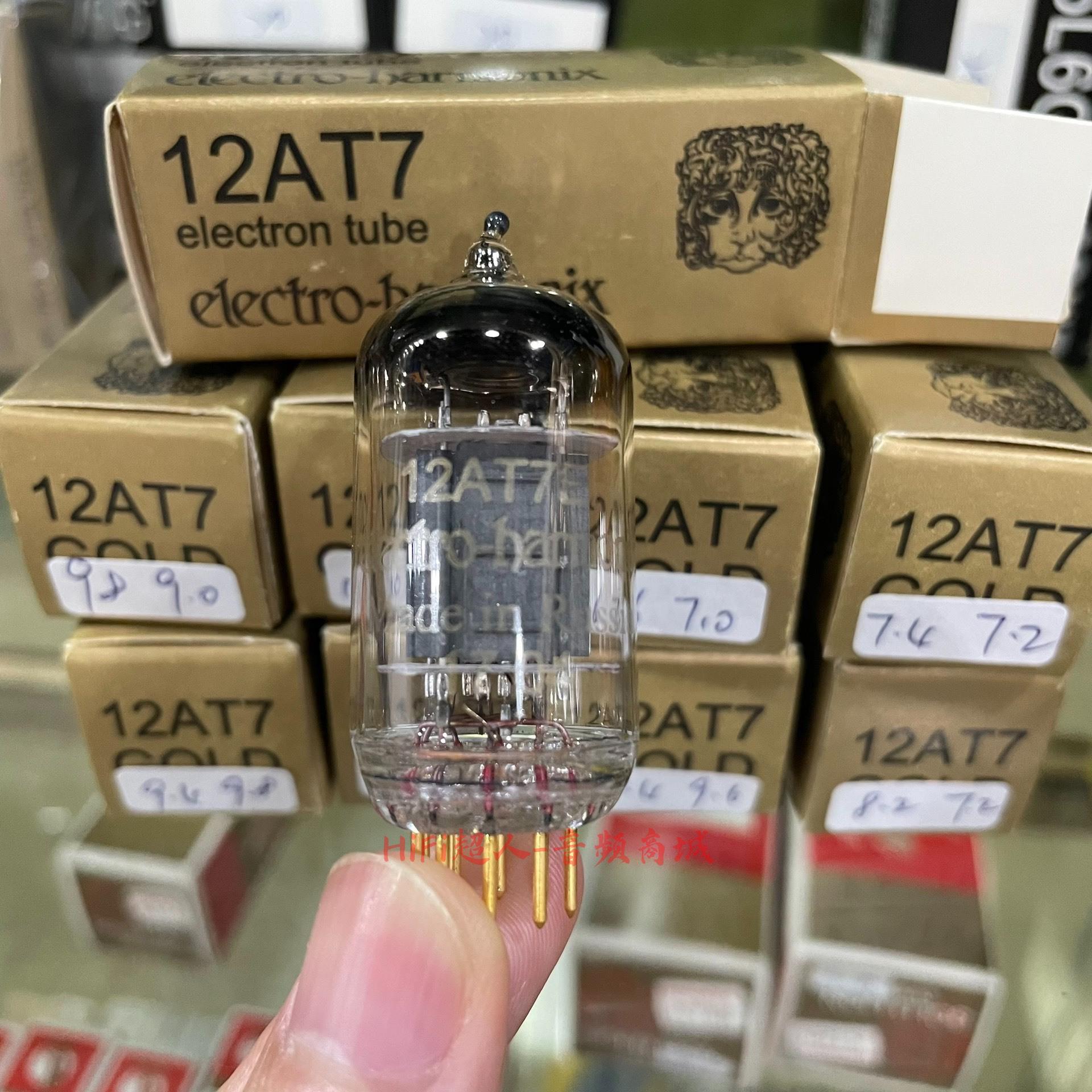 俄羅斯EH 12AT7 ECC81金腳電子管 全新正品 多支可配對 美國儀器測試【HiFi超人-音訊商城】