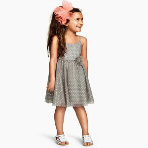 零碼美國H&M女童洋裝 花童禮服 兒童禮服 周歲洋裝 公主洋裝 拜年洋裝( 指定超商店到店滿499元免運 )
