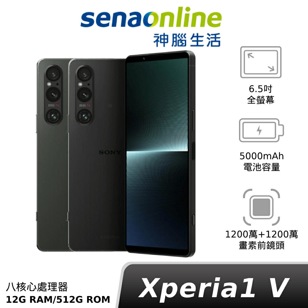 【APP下單9%回饋】[贈原廠30W快充頭]Sony Xperia 1 V 12G 256G/512G (XQ-DQ72) 神腦生活