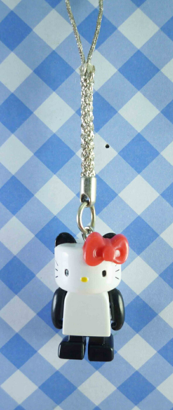 【震撼精品百貨】Hello Kitty 凱蒂貓 樂高手機吊飾-熊貓 震撼日式精品百貨