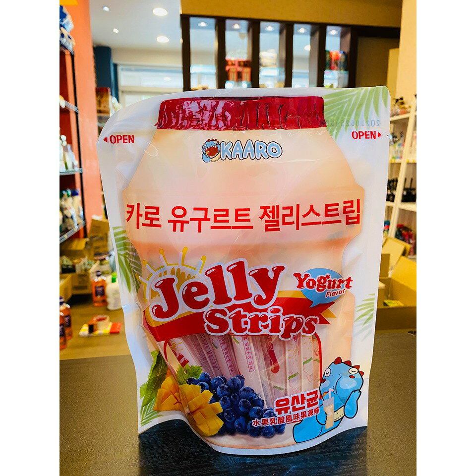 ✨台灣製造📦 KAARO 乳酸 / 草莓 / 綜合水果 風味果凍條 600g (約28條) #丹丹悅生活 1