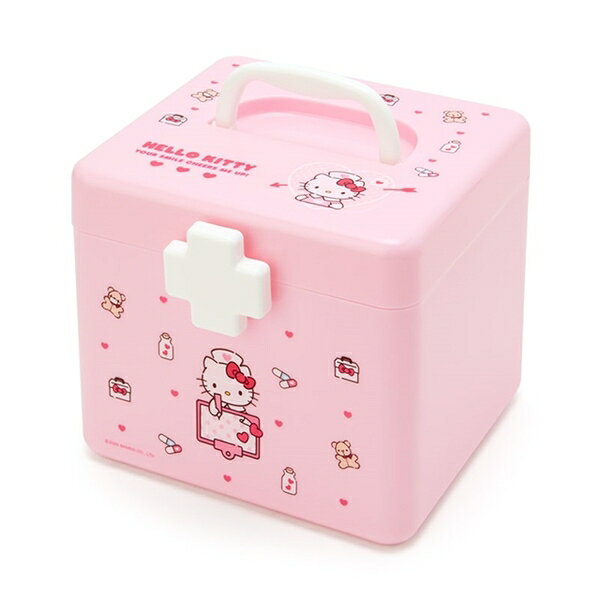 【震撼精品百貨】凱蒂貓_Hello Kitty~日本SANRIO三麗鷗 KITTY方形手提急救箱(三麗鷗家醫科)*54756