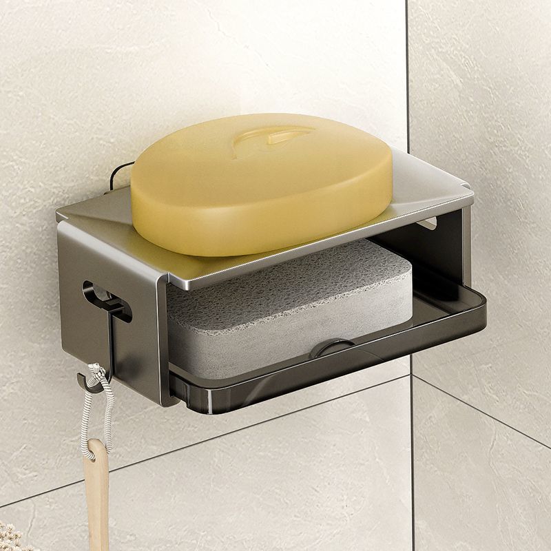 免打孔肥皂盒壁掛式浴室香皂碟衛生間置物架家用肥皂瀝水盒壁掛式