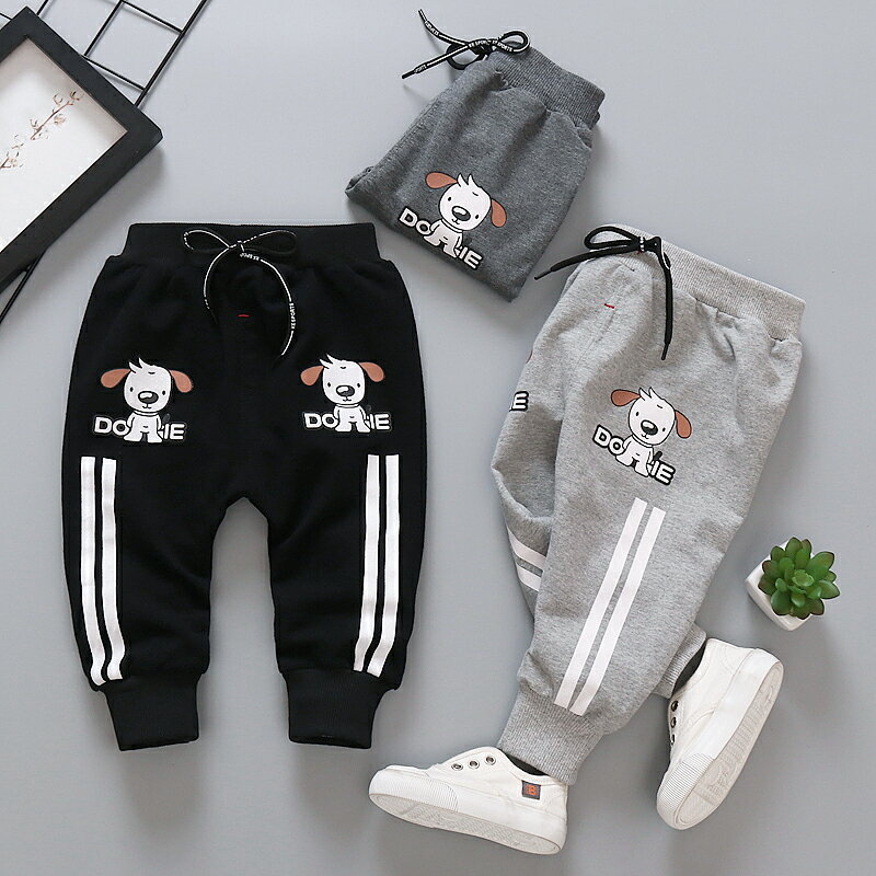 寶寶褲子春秋外穿純棉男女童春天褲新款秋裝嬰兒春季薄款褲子 1