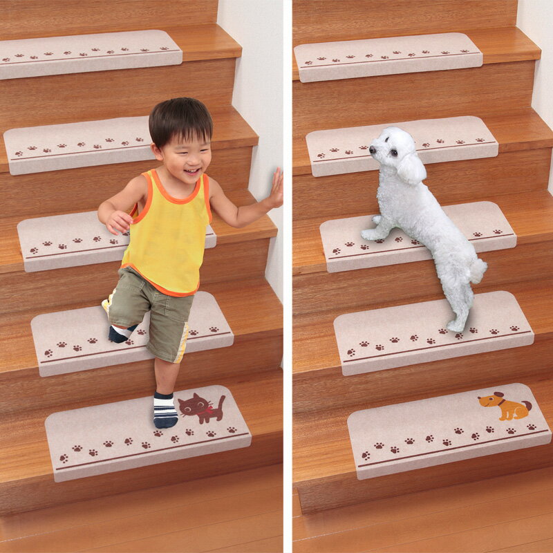 日本進口室內樓梯墊踏步墊防滑墊用地毯免自粘腳墊歐式地墊