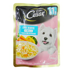 西莎 蒸鮮包-11歲以上 雞肉‧蔬菜 南瓜‧胡蘿蔔 70g