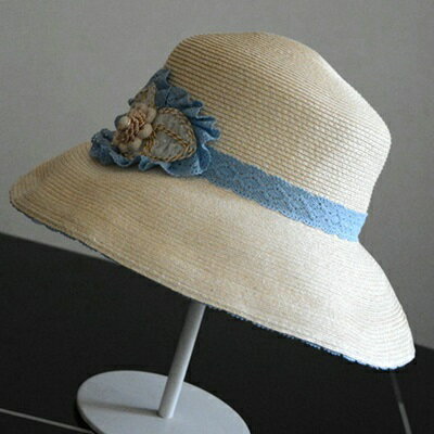 現貨+預購 渡假草帽防曬遮陽帽編織帽大帽簷-優雅蕾絲時尚渡假女帽子2色73ti47【獨家進口】【米蘭精品】 2