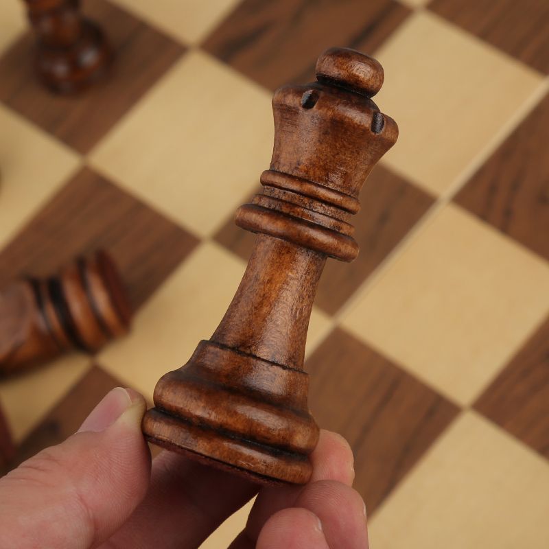 象棋 國際象棋 國際象棋磁性可折疊實木大號棋盤chess兒童12-15歲小學生比賽專用 可開發票