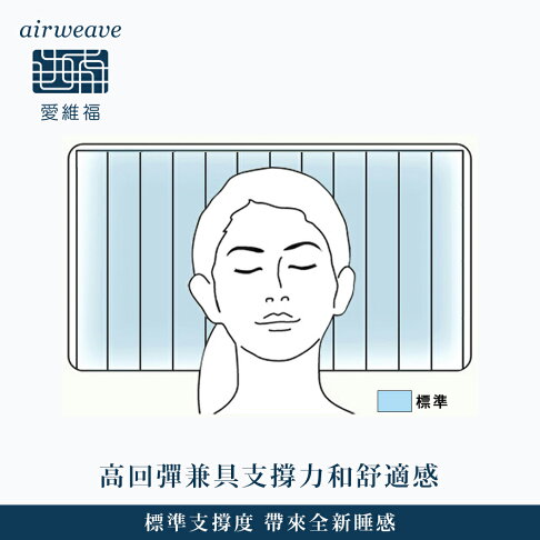 airweave 愛維福|標準枕 可調整高度 (可水洗 支撐力佳 分散體壓) 2