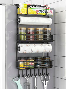 冰箱置物架側面掛架多層廚房用品家用大全側壁保鮮膜多功能收納架