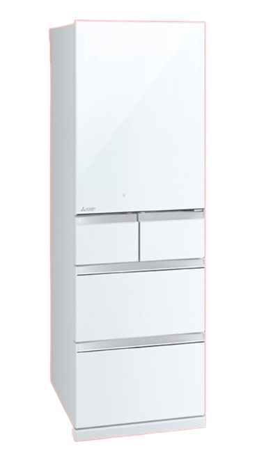 【MITSUBISHI/三菱】455L日製一級變頻 五門玻璃鏡面冰箱 MR-B46F-F-C/MR-B46F-W-C 2