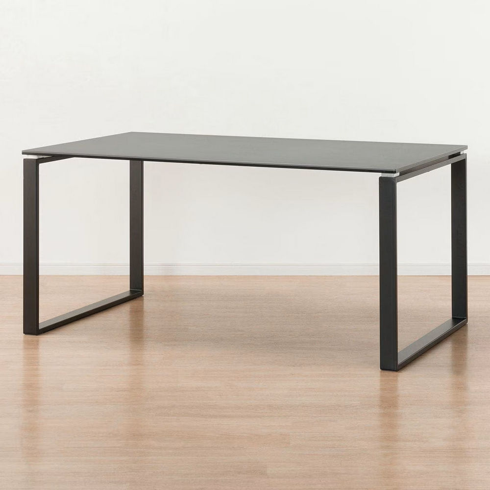 ◎岩板 陶板餐桌 CERAL 150 GY/BK NITORI宜得利家居