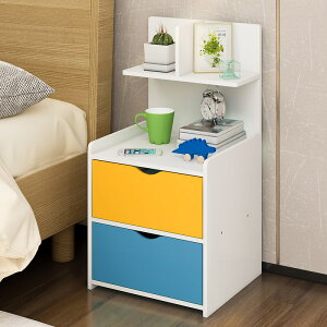 床頭柜簡易簡約現代多功能臥室收納經濟型長條迷你置物架床邊柜子