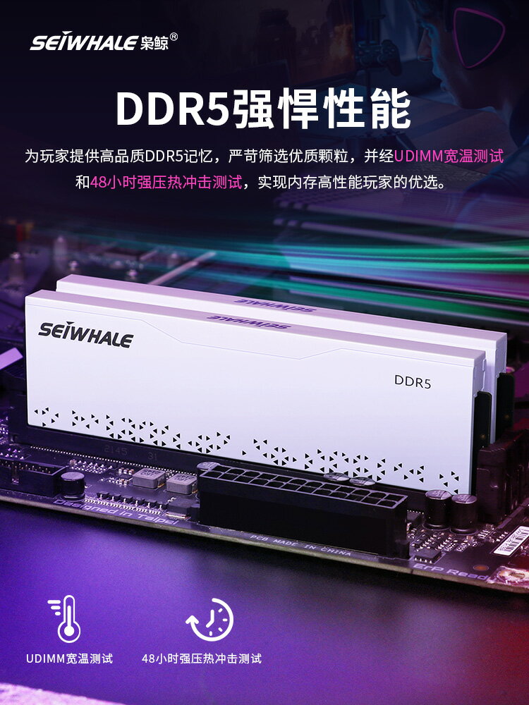 梟鯨審判者DDR5臺式機記憶體內存條16G/32G/64G 5600 6000海力士6400