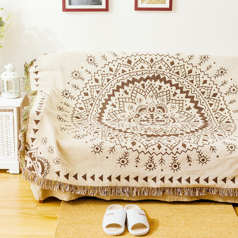 北歐ins風掛毯沙發毯全蓋沙發巾蓋布客廳單人沙發套加厚多功能毯
