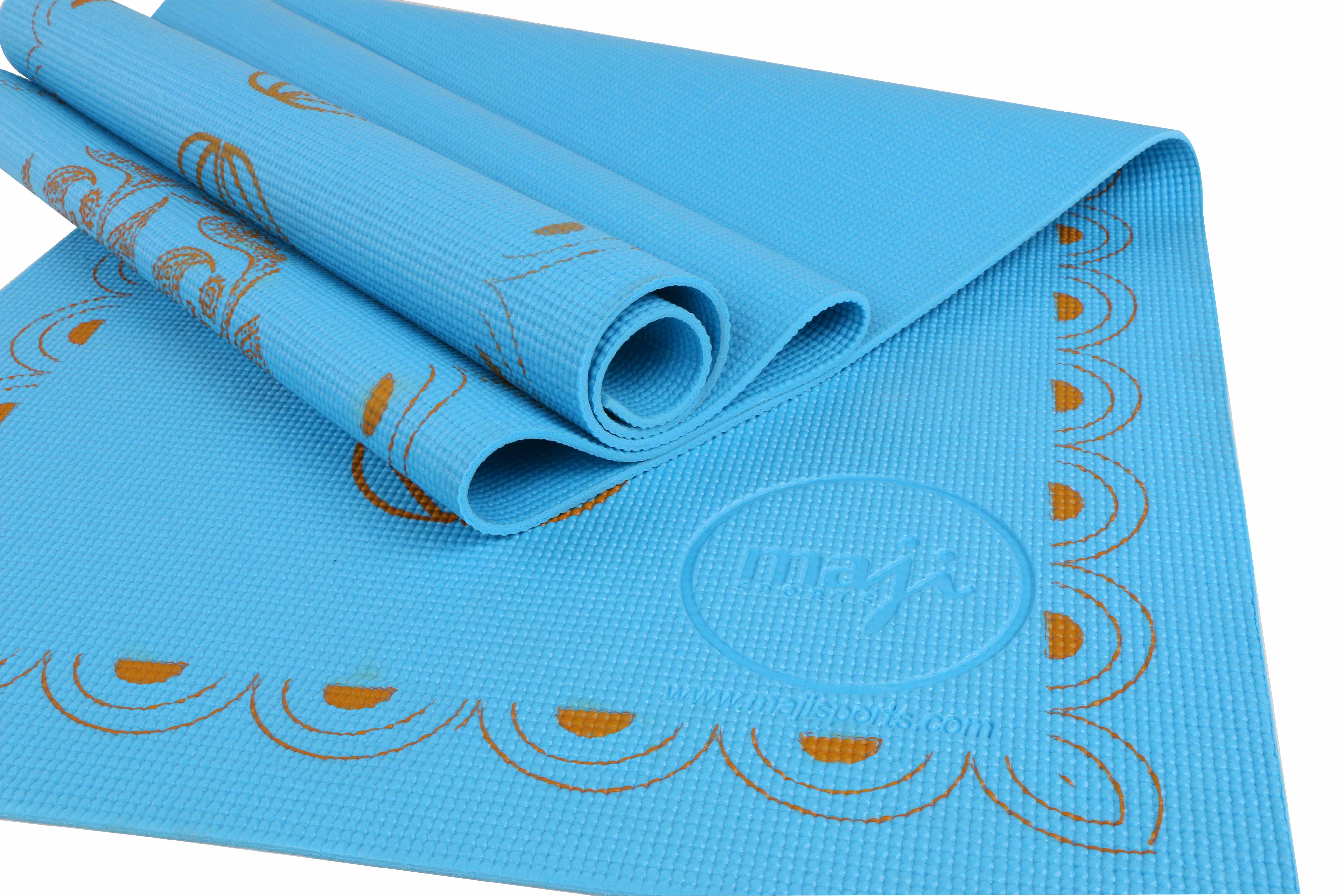 Majisports Printed Pvc Yoga Mat Rakuten Com