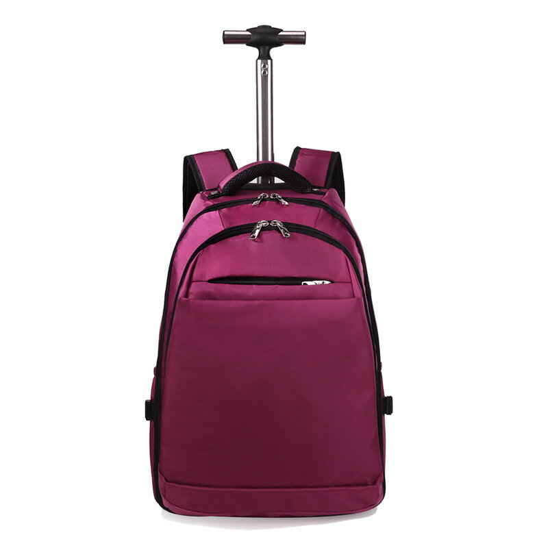 雙肩背包純色牛津布登機旅行包拉桿箱包20寸商務電腦背包旅行箱「限時特惠」