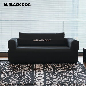 免運開發票 Blackdog黑狗戶外雙人充氣沙發便攜戶外露營野餐氣墊床懶人充氣床-快速出貨